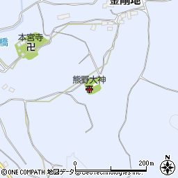 熊野大神周辺の地図