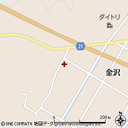 鳥取県鳥取市金沢348周辺の地図