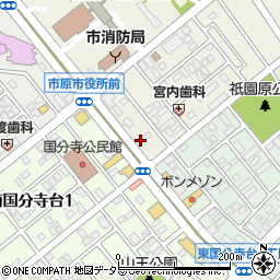 ヤクルト千葉県ヤクルト販売　国分寺台センター周辺の地図