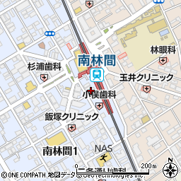 にんにく市場 南林間店周辺の地図