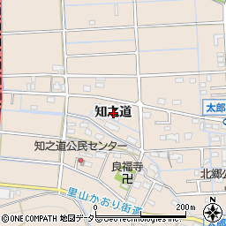 岐阜県岐阜市太郎丸知之道周辺の地図