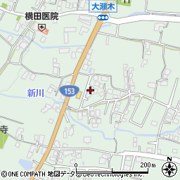 長野県飯田市大瀬木871-8周辺の地図