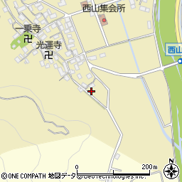 滋賀県長浜市木之本町西山788周辺の地図