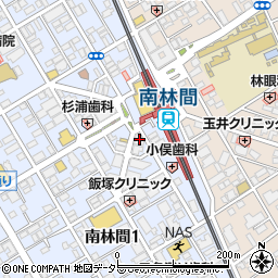 ファミリーマート南林間駅前店周辺の地図