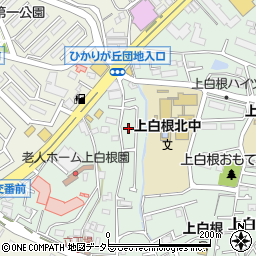 神奈川県横浜市旭区上白根2丁目59周辺の地図