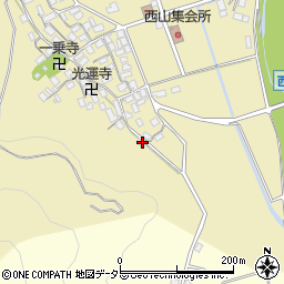 滋賀県長浜市木之本町西山922周辺の地図