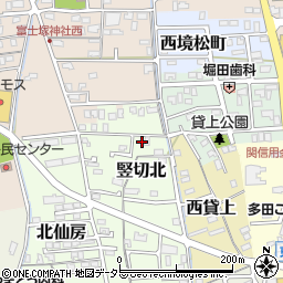 岐阜県関市竪切北32-30周辺の地図