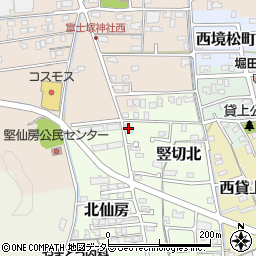 岐阜県関市竪切北32-17周辺の地図