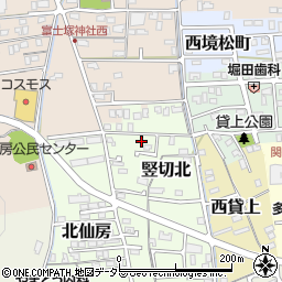 岐阜県関市竪切北32-23周辺の地図