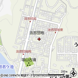 島根県松江市西法吉町13-8周辺の地図