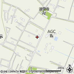 千葉県大網白里市下ケ傍示720-13周辺の地図