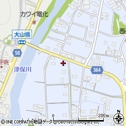 岐阜県加茂郡富加町大山777周辺の地図