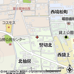 岐阜県関市竪切北32-22周辺の地図