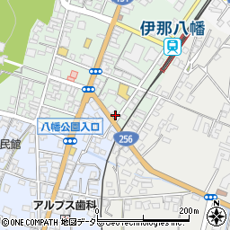 長野県飯田市八幡町2118周辺の地図