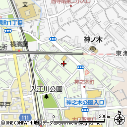 神奈川県横浜市神奈川区神之木町周辺の地図