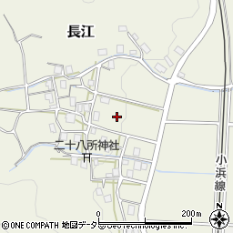 福井県三方上中郡若狭町長江周辺の地図