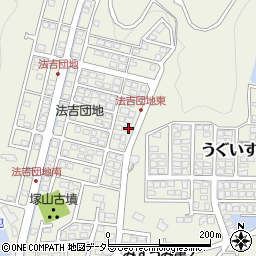 島根県松江市西法吉町15-21周辺の地図