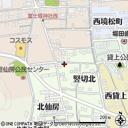 岐阜県関市竪切北32-19周辺の地図