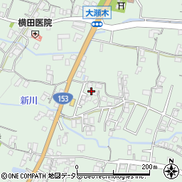 長野県飯田市大瀬木871-3周辺の地図