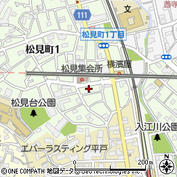神奈川県横浜市神奈川区松見町1丁目9周辺の地図
