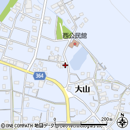 岐阜県加茂郡富加町大山611周辺の地図