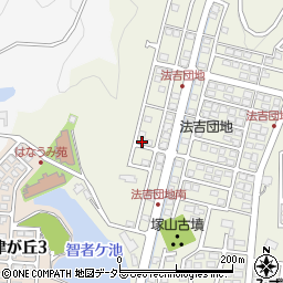 島根県松江市西法吉町31-4周辺の地図