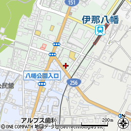 長野県飯田市八幡町2115周辺の地図