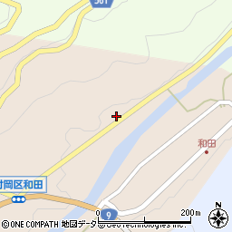 兵庫県美方郡香美町村岡区和田69周辺の地図