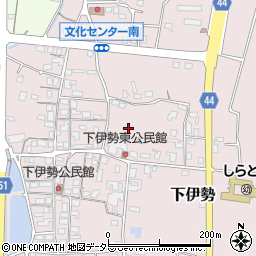 鳥取県琴浦町（東伯郡）下伊勢周辺の地図