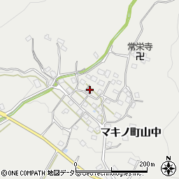 滋賀県高島市マキノ町山中485周辺の地図