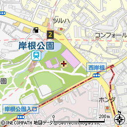 神奈川県横浜市港北区岸根町725周辺の地図