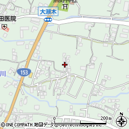長野県飯田市大瀬木880周辺の地図