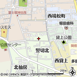 岐阜県関市竪切北32-7周辺の地図