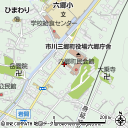 山梨県西八代郡市川三郷町岩間2071周辺の地図