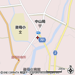 兵庫県豊岡市但東町中山817周辺の地図