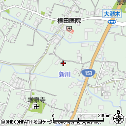 長野県飯田市大瀬木957周辺の地図
