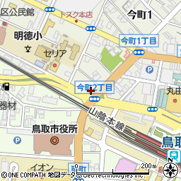 スーパーホテル鳥取駅北口周辺の地図