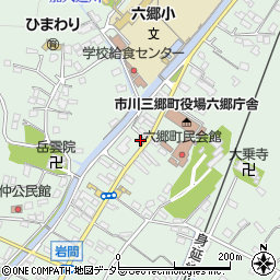 山梨県西八代郡市川三郷町岩間2077周辺の地図