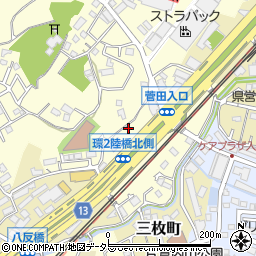 神奈川県横浜市神奈川区菅田町2952周辺の地図