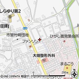 島根県松江市西持田町348-24周辺の地図