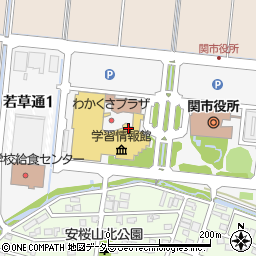 岐阜県関市若草通2丁目周辺の地図