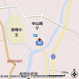 兵庫県豊岡市但東町中山804周辺の地図