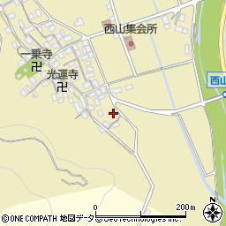 滋賀県長浜市木之本町西山790周辺の地図