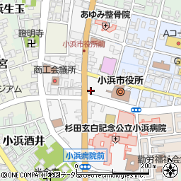 福井県小浜市大手町周辺の地図