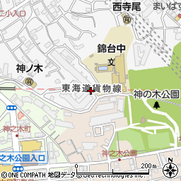 ゼファー横濱サウサリート神之木公園周辺の地図