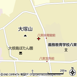 松江市八束体育館周辺の地図