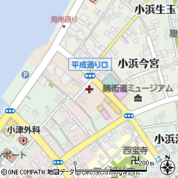 福井県小浜市小浜白鬚周辺の地図