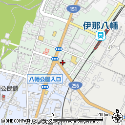 長野県飯田市八幡町2113周辺の地図
