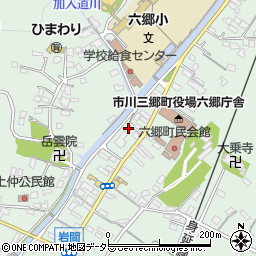 山梨県西八代郡市川三郷町岩間2078-2周辺の地図