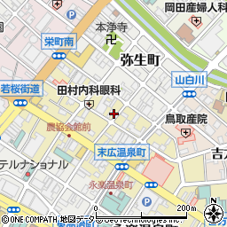 鳥取県鳥取市末広温泉町210周辺の地図